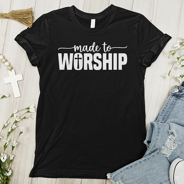 Made To Worship Tee - Cross