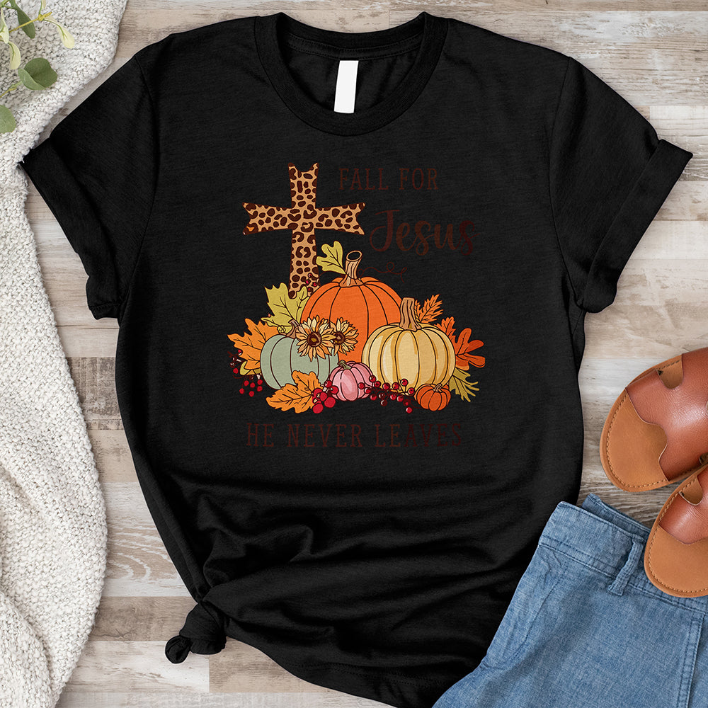 Fall for Jesus Tee - Cross