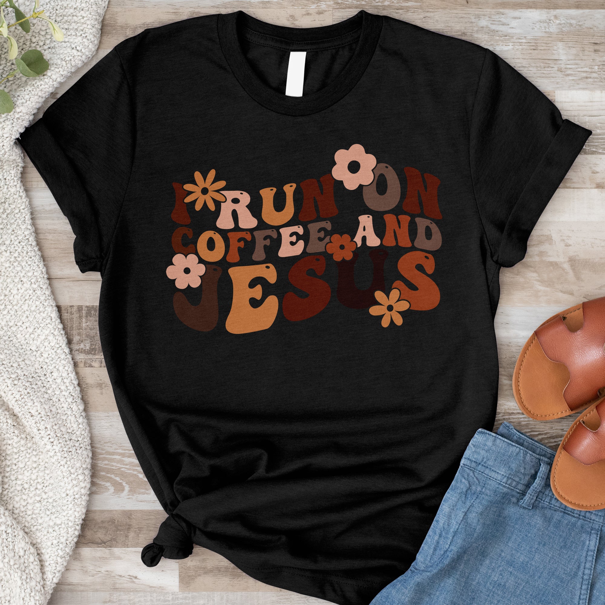 I run on Coffee and Jesus Tee