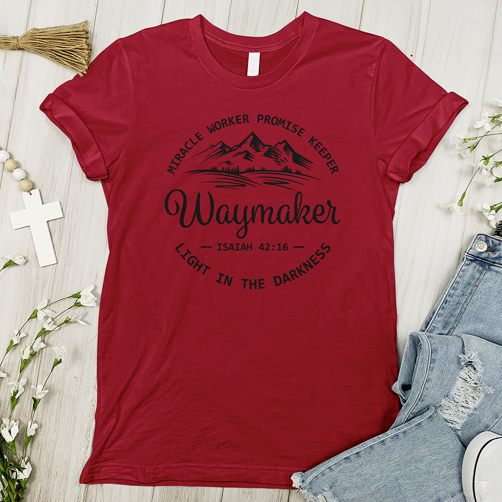 Waymaker Inspirational Tee - Cardinal Red