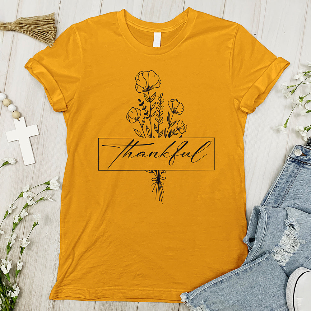Thankful flower Tee