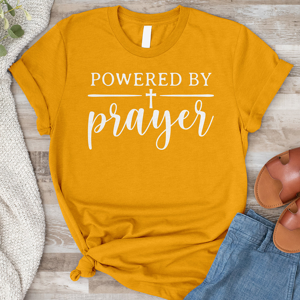 Powered By Prayer Tee