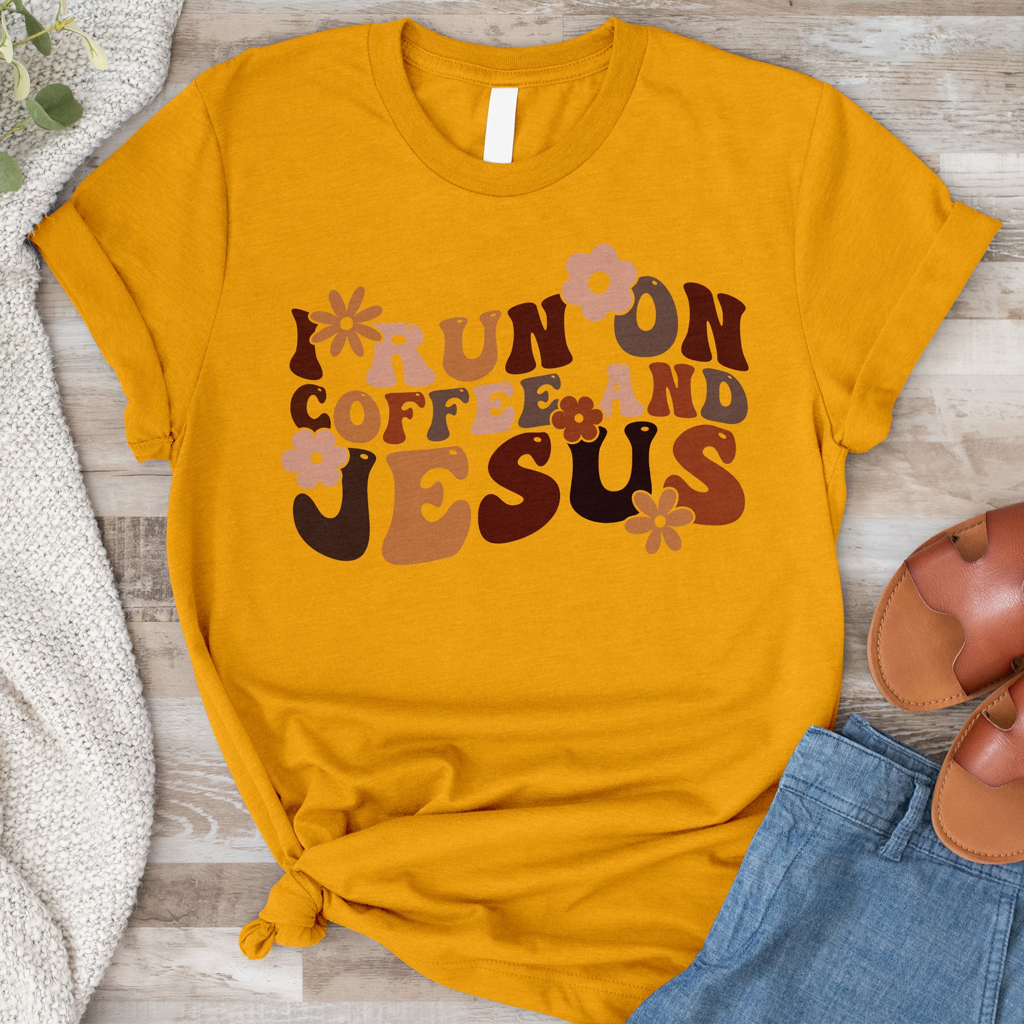 I run on Coffee and Jesus Tee