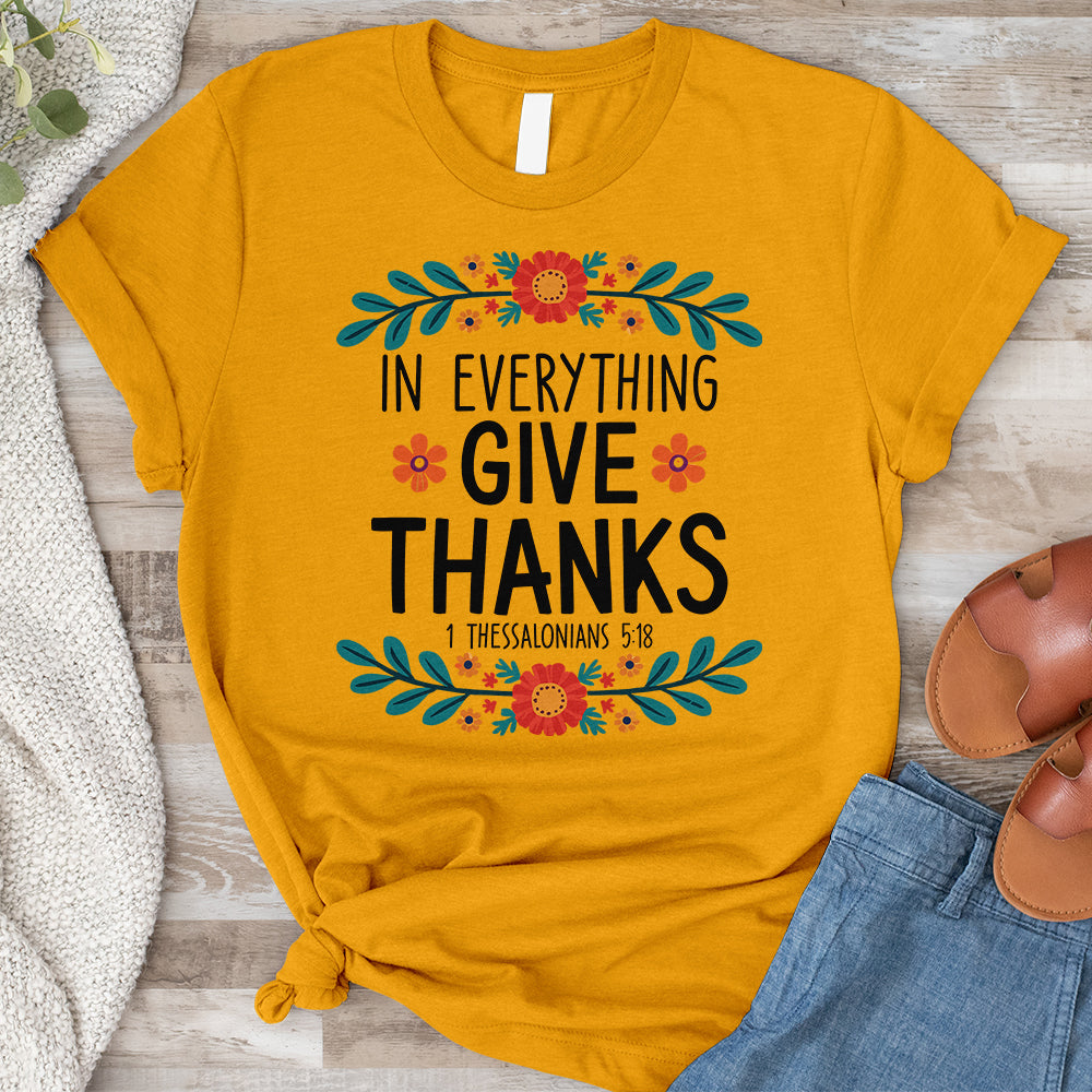In Everything Things Give Thanks Tee