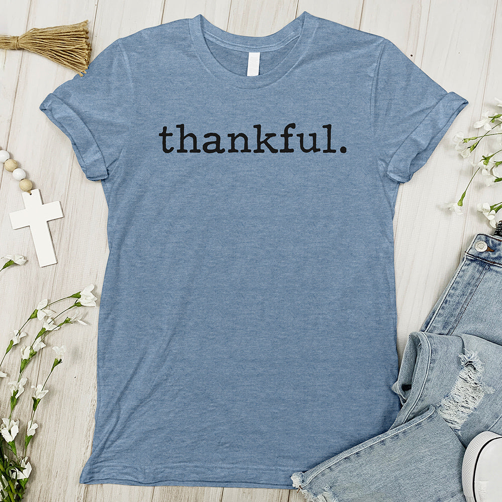 Thankful Tee - Typewritten