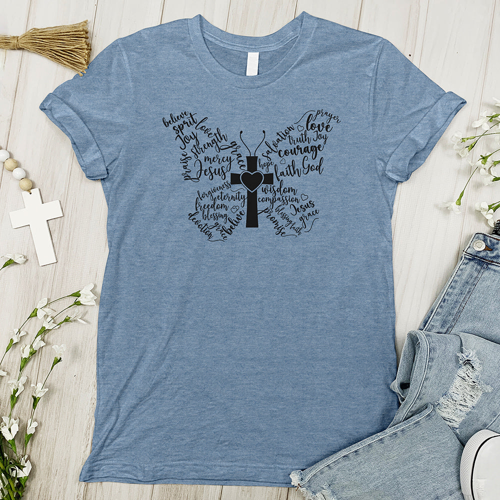 Butterfly Cross Tee
