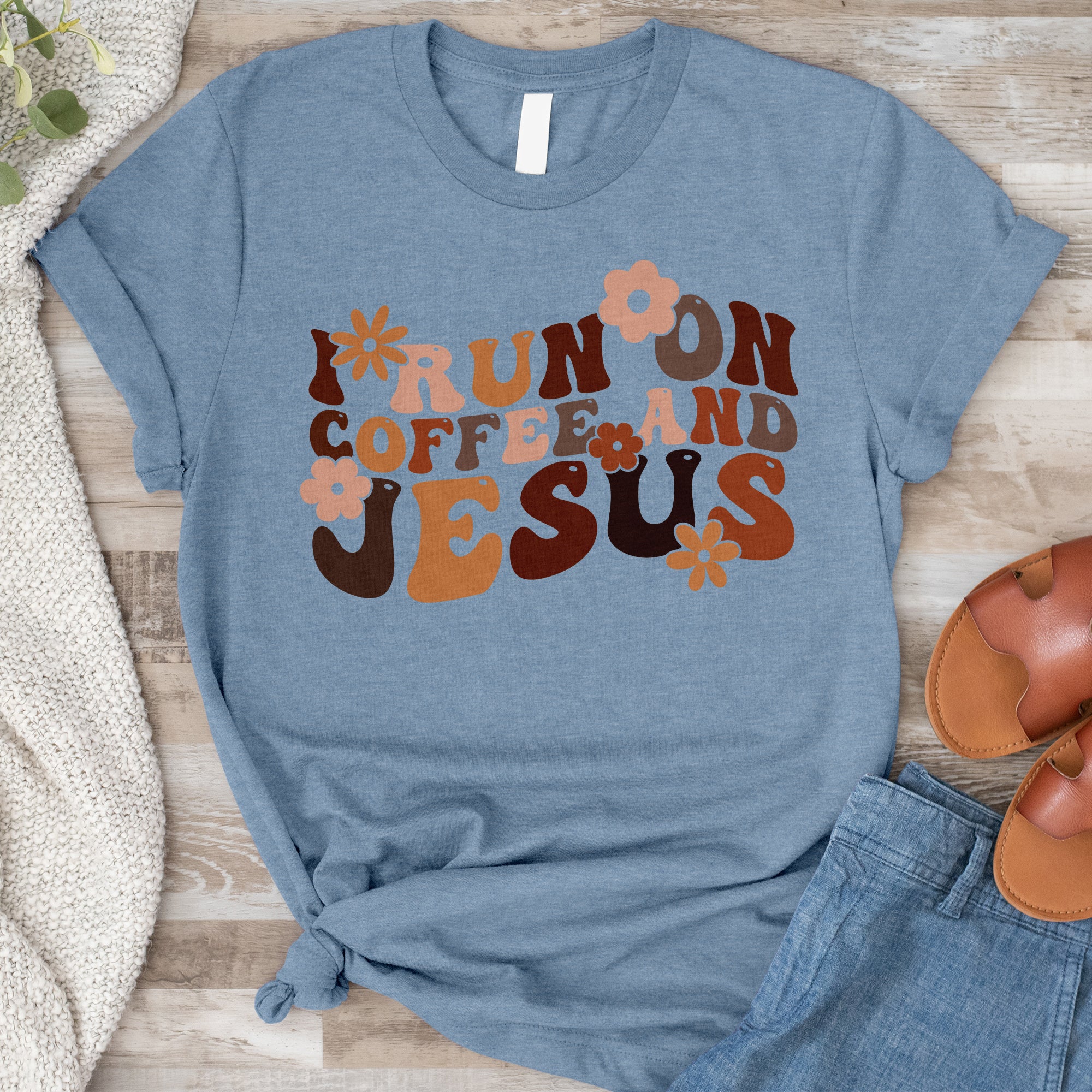 I run on Coffee and Jesus Tee