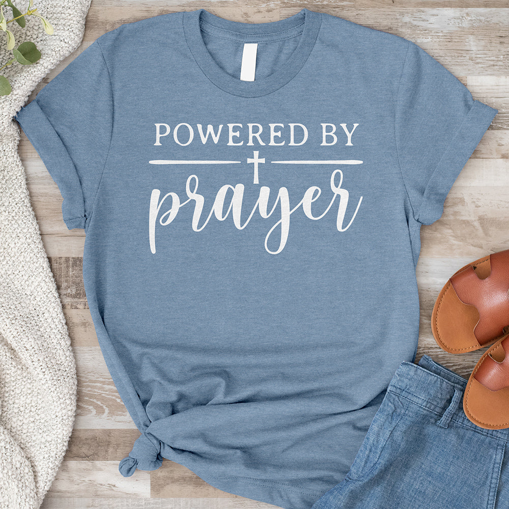 Powered By Prayer Tee