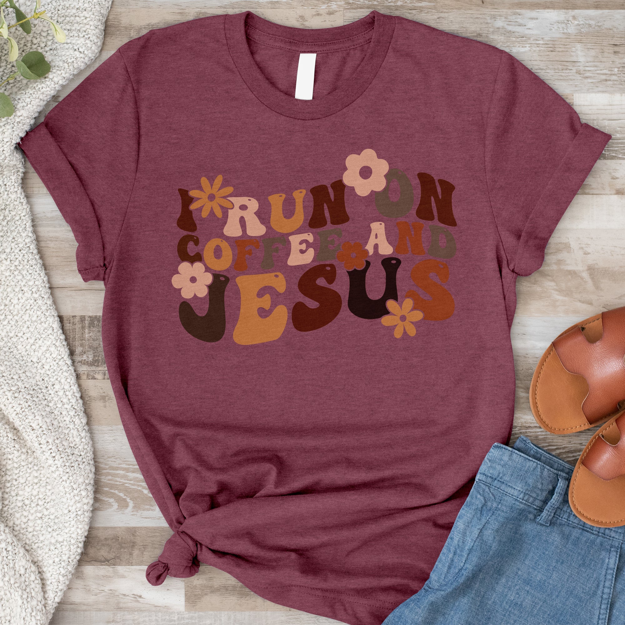 I run on Coffee and Jesus Tee