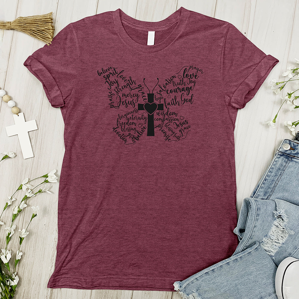 Butterfly Cross Tee