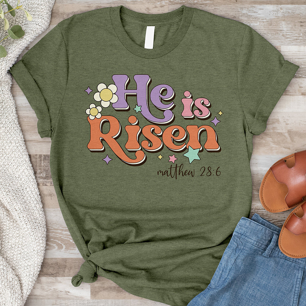 He is Risen Pastel Tee