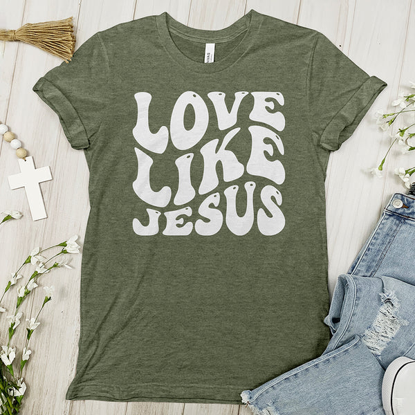 Love Like Jesus Tee - Faith Tee