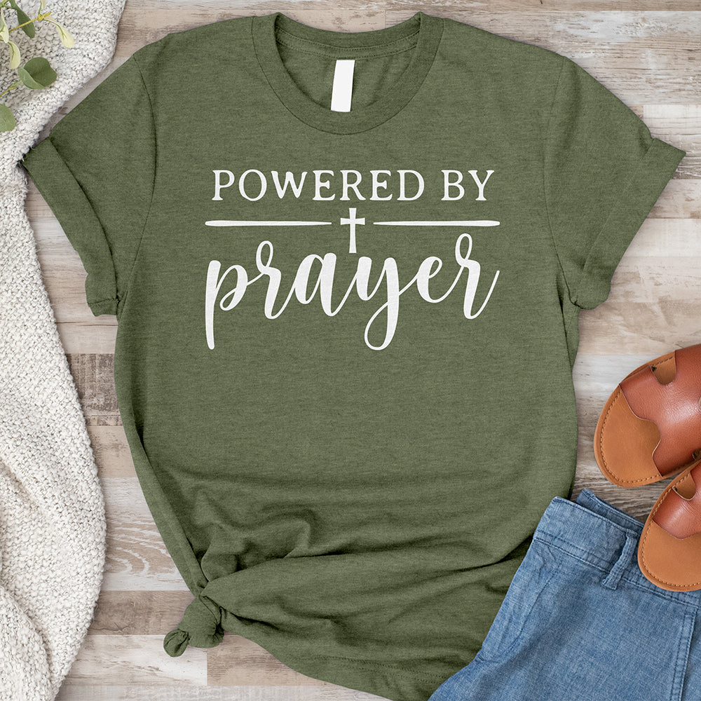 Powered By Prayer Tee