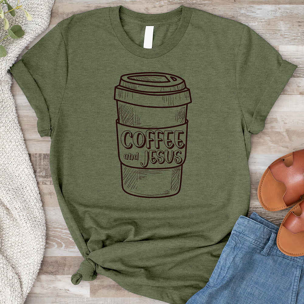 Coffee and Jesus Tee