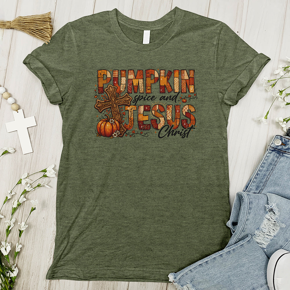 Pumpkin Spice and Jesus Christ Tee