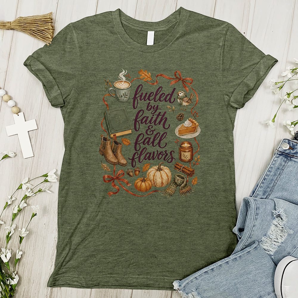 Faith and Fall Flavors Tee