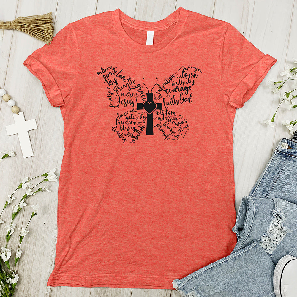 Butterfly Cross Tee