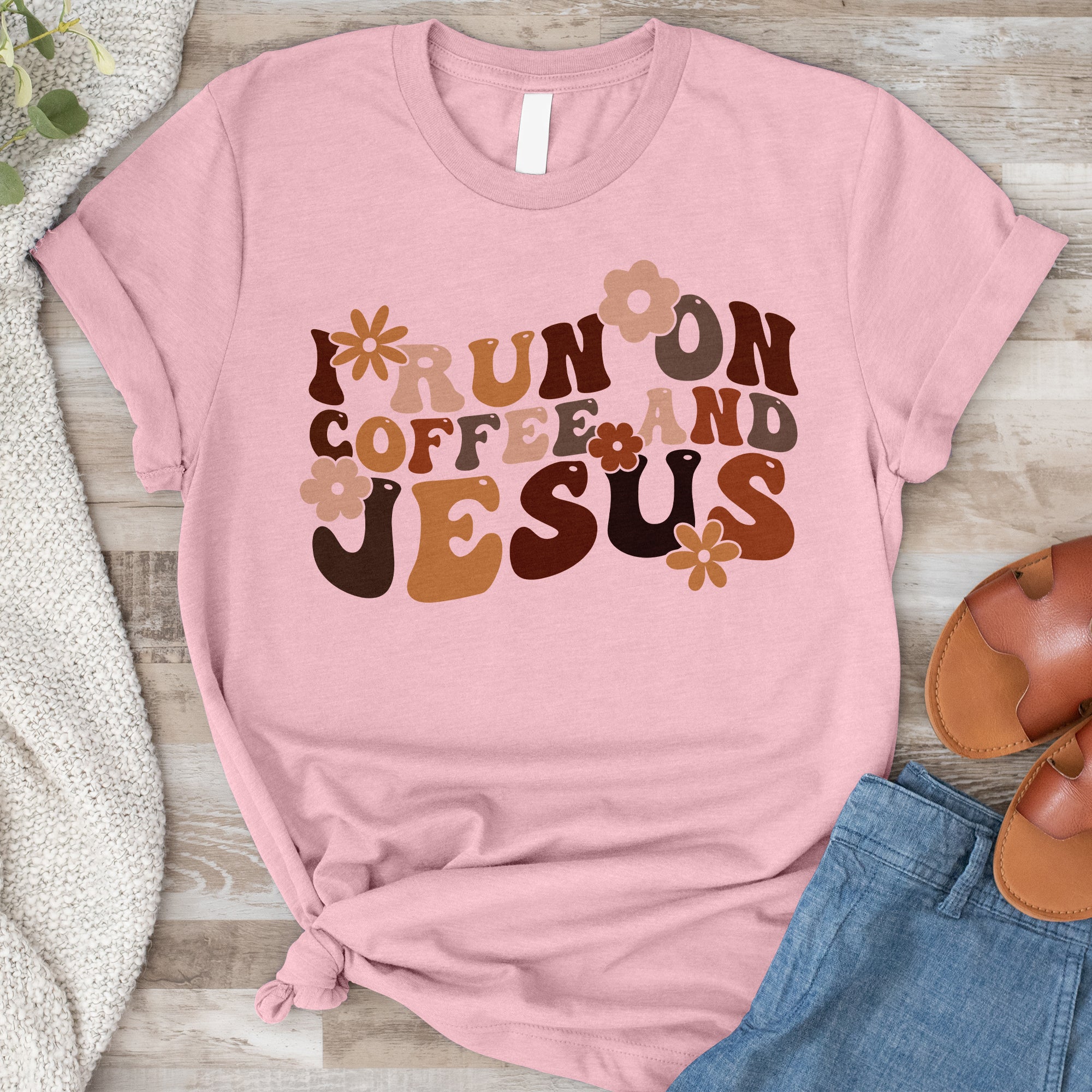 I run on Coffee and Jesus Tee