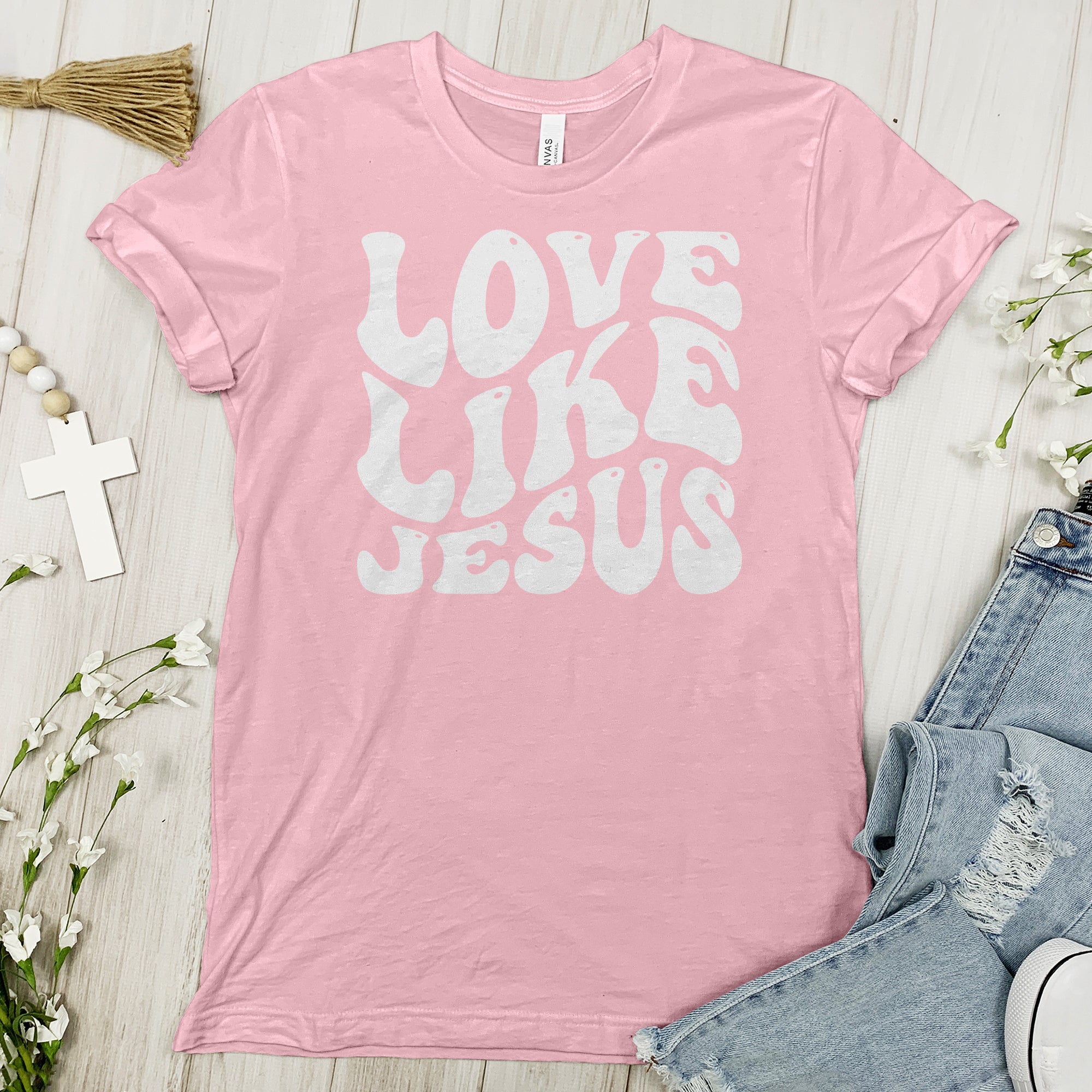 Love Like Jesus Tee - Faith Tee