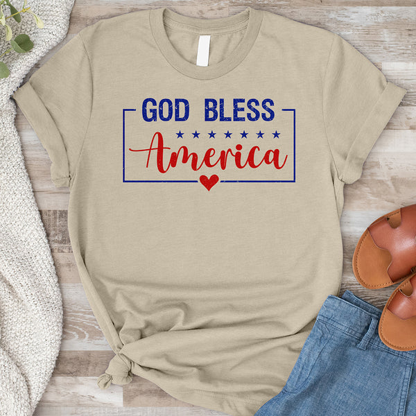 GOD BLESS America Tee