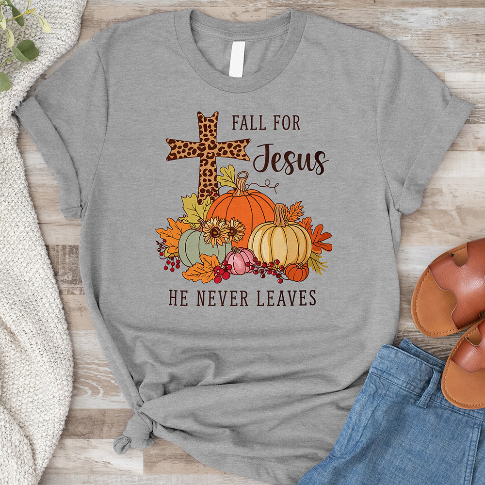 Fall for Jesus Tee - Cross