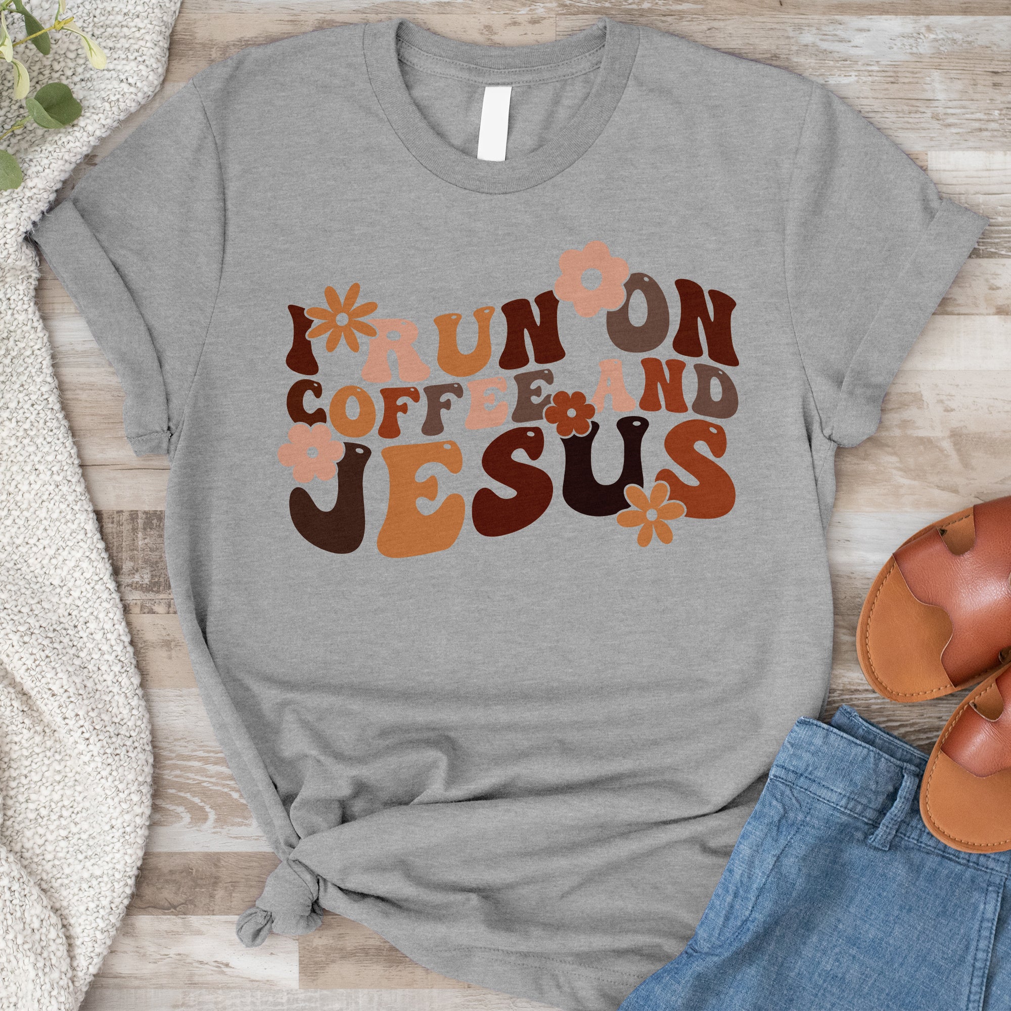 I run on Coffee and Jesus Tee