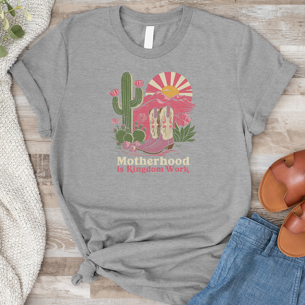 Motherhood Is Kingdom Work Tee