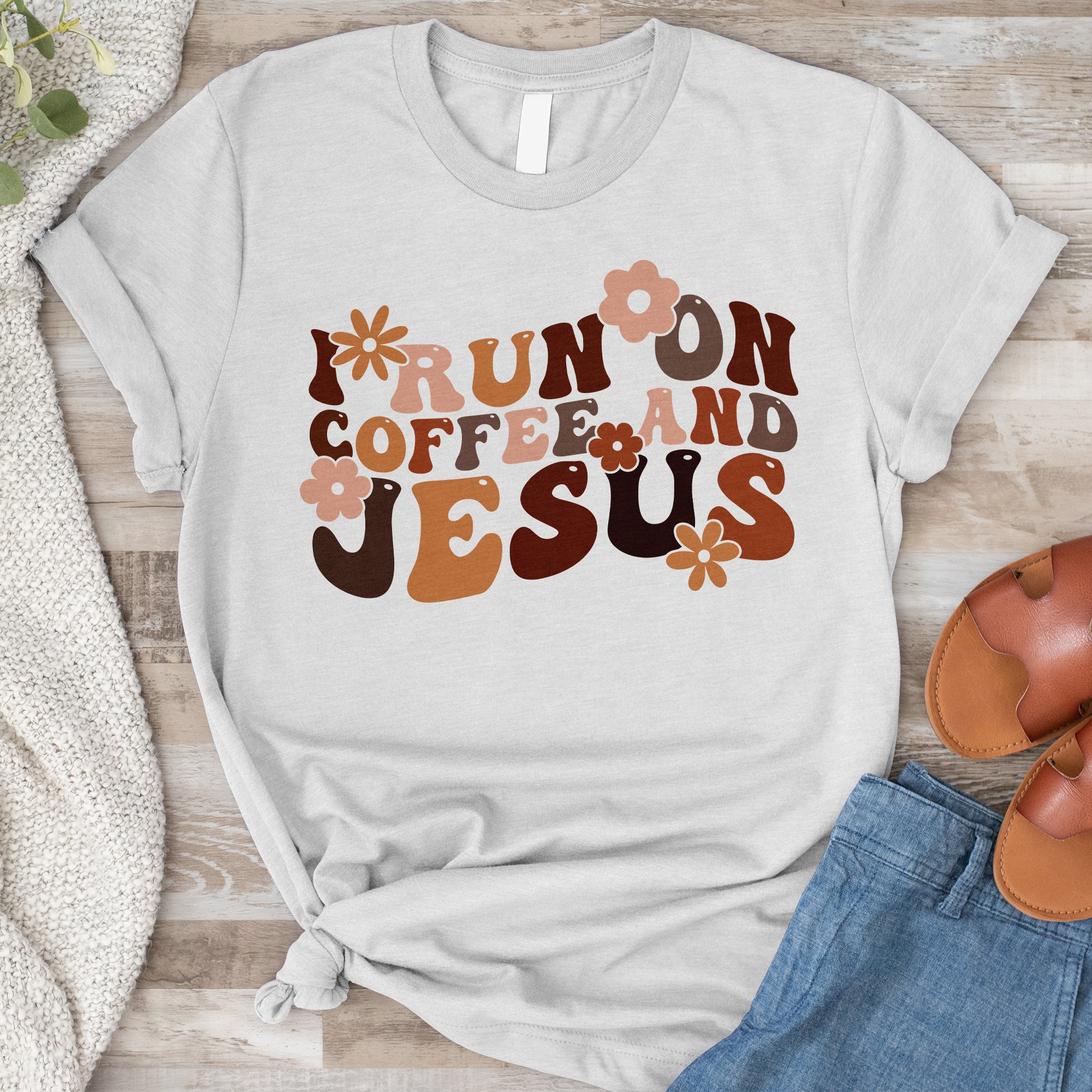 I run on Coffee and Jesus Tee