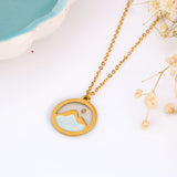 Moving Mountains Mustard Seed Necklace Gold