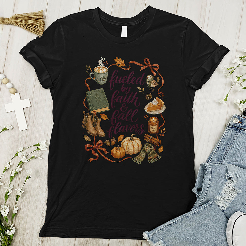 Faith and Fall Flavors Tee