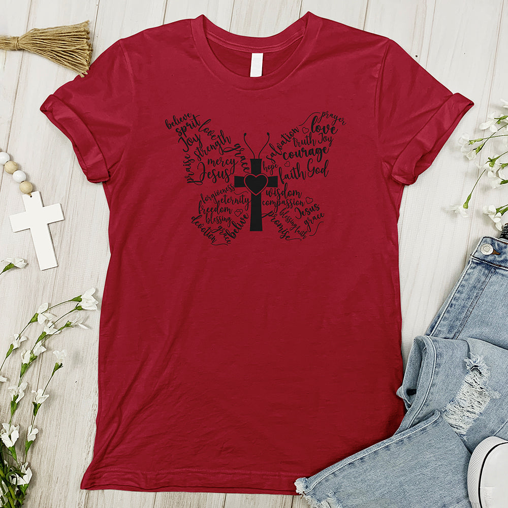Butterfly Cross Tee