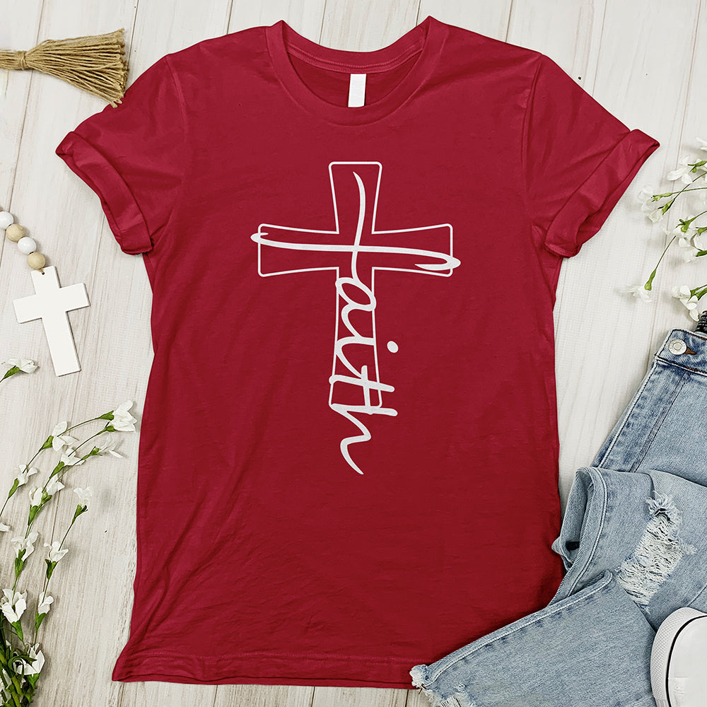 Jesus Cross White Tee