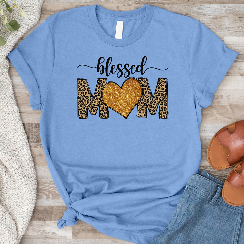 Blessed Mom with Heart Tee