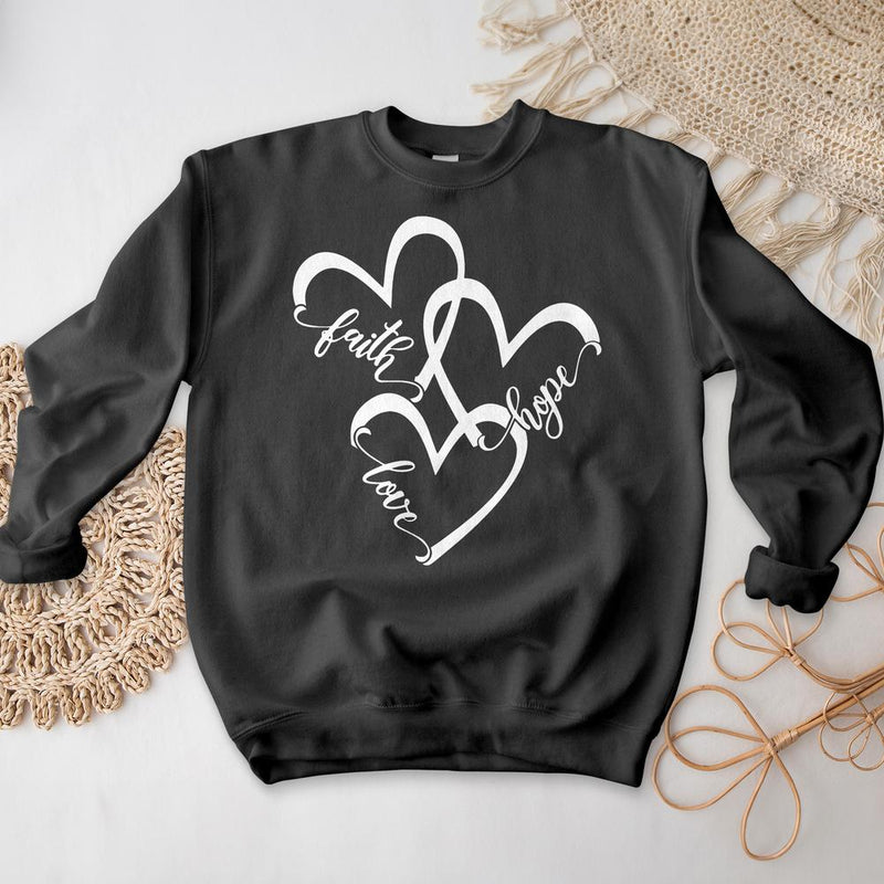 Faith Love Hope Crewneck