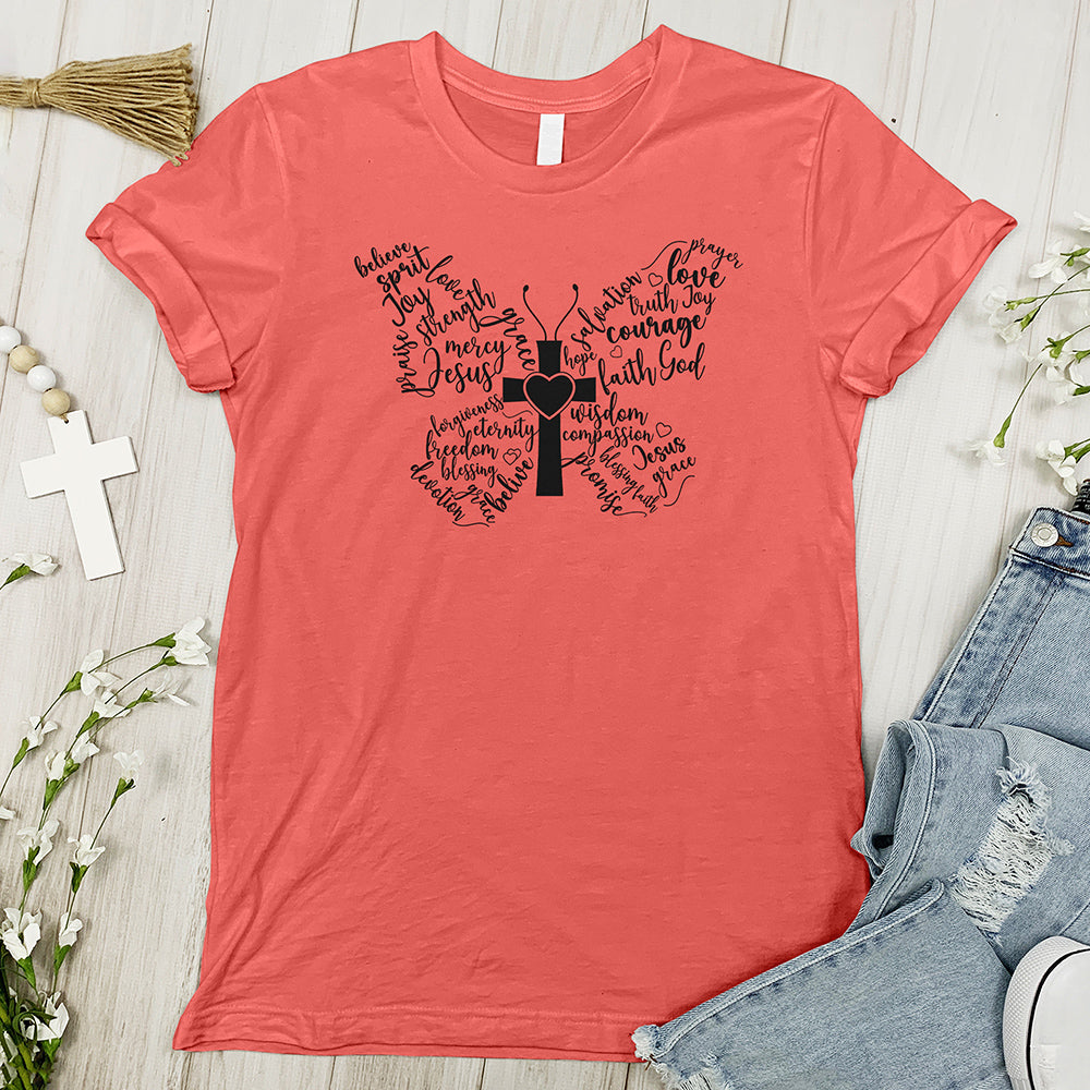 Butterfly Cross Tee