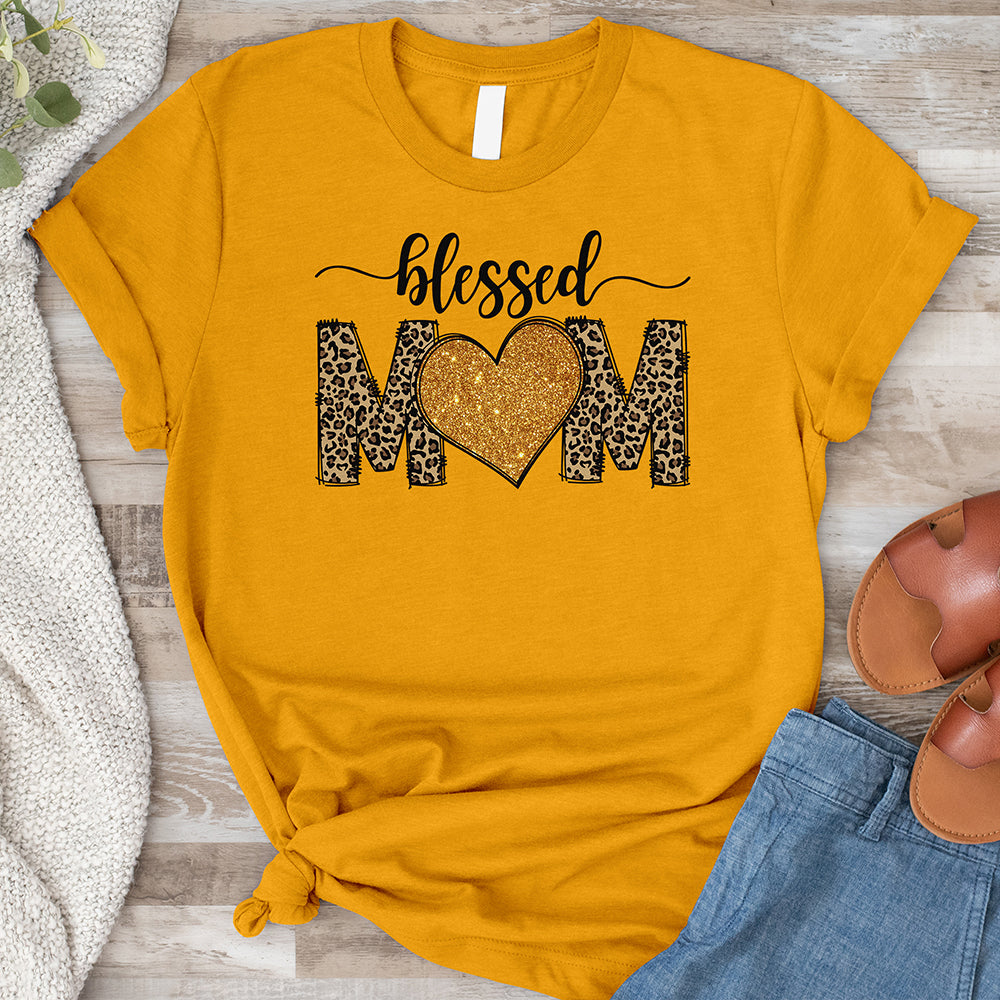 Blessed Mom with Heart Tee