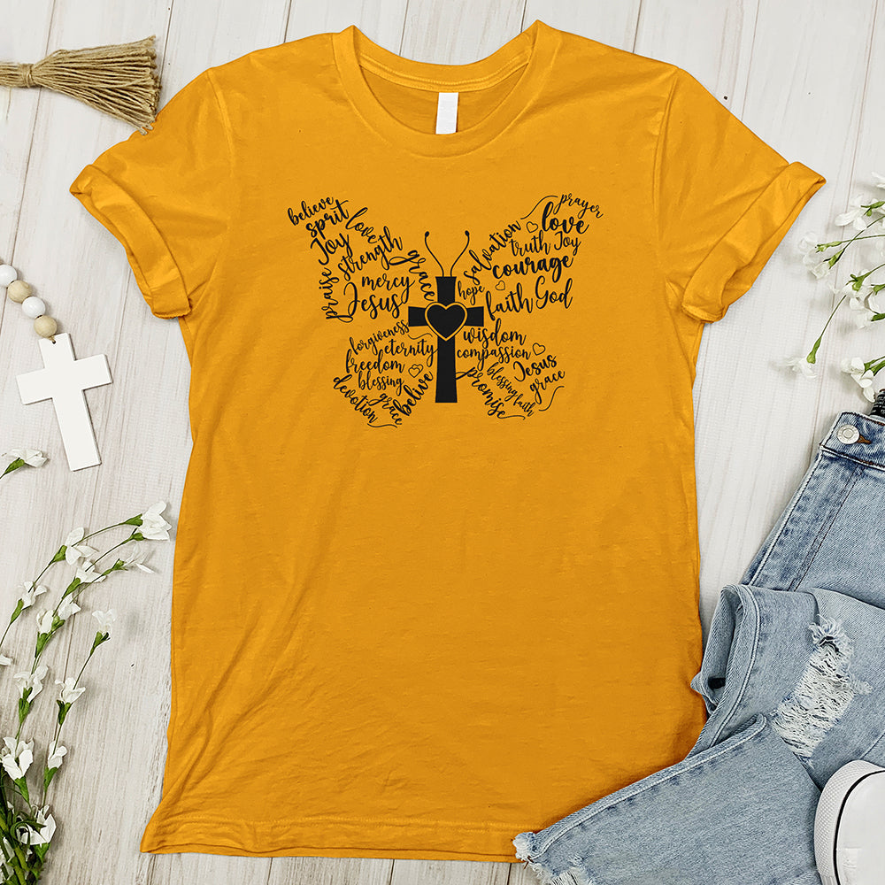 Butterfly Cross Tee