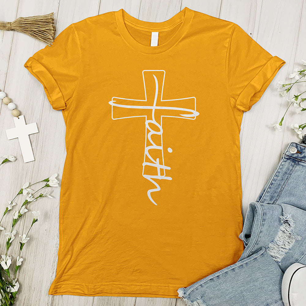 Jesus Cross White Tee