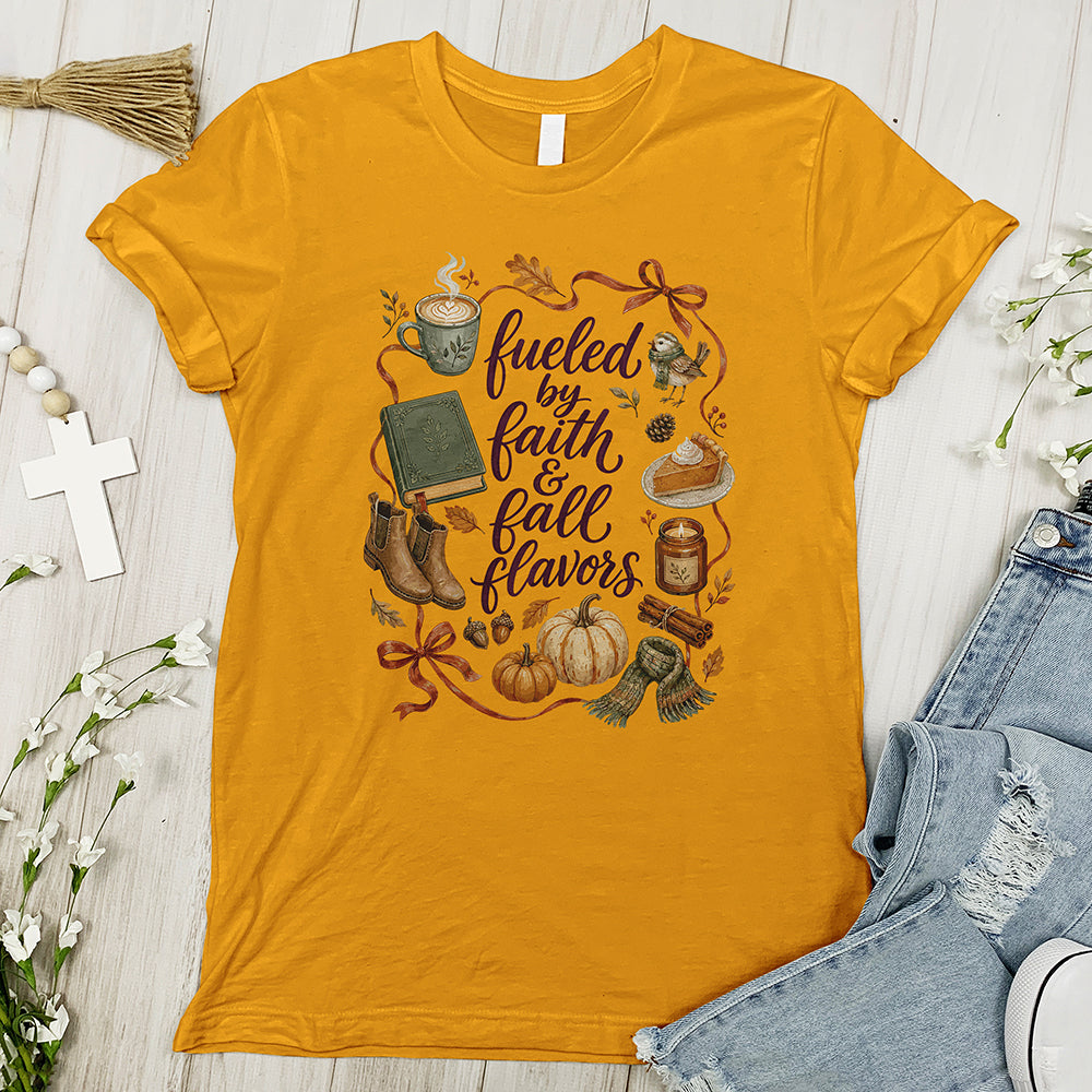 Faith and Fall Flavors Tee