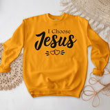 I Choose Jesus Crewneck - Hearts