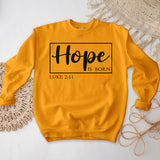 Hope Is Born Crewneck - Luke 2:11