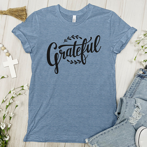 Grateful Tee Shirt - Rowen Leaves