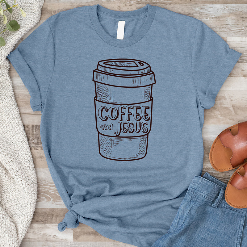 Coffee and Jesus Tee