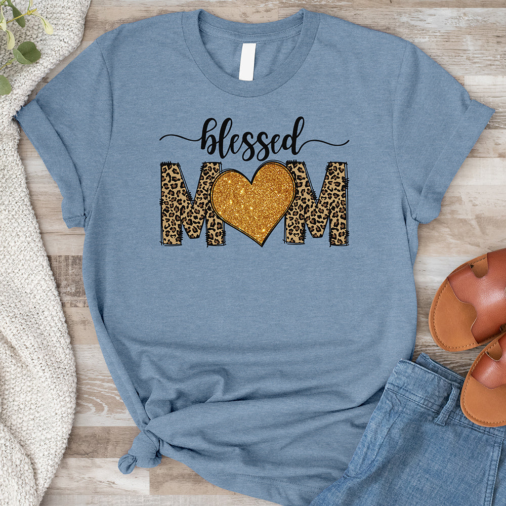 Blessed Mom with Heart Tee