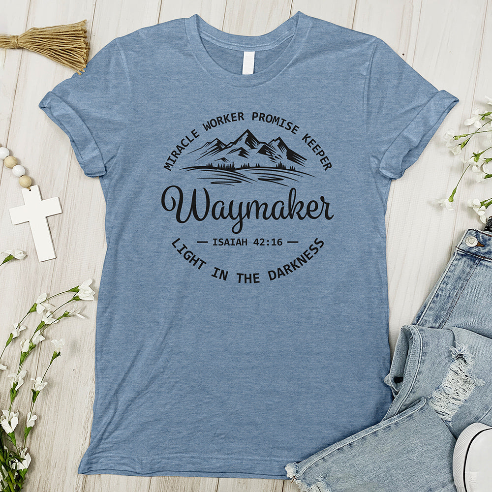 Waymaker Inspirational Tee – Christian Divinity