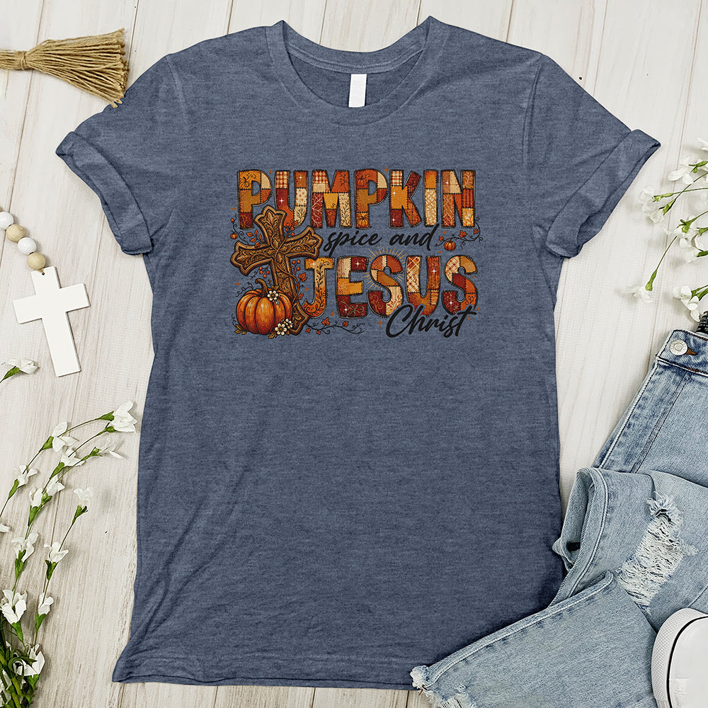 Pumpkin Spice and Jesus Christ Tee