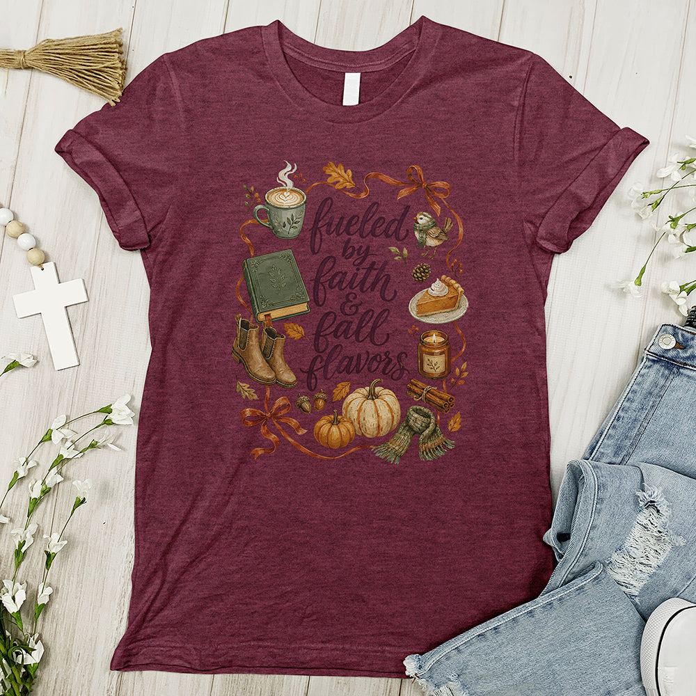 Faith and Fall Flavors Tee