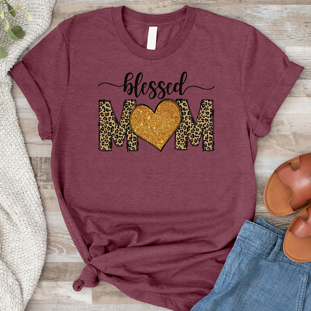Blessed Mom with Heart Tee