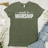 Made To Worship Tee - Cross