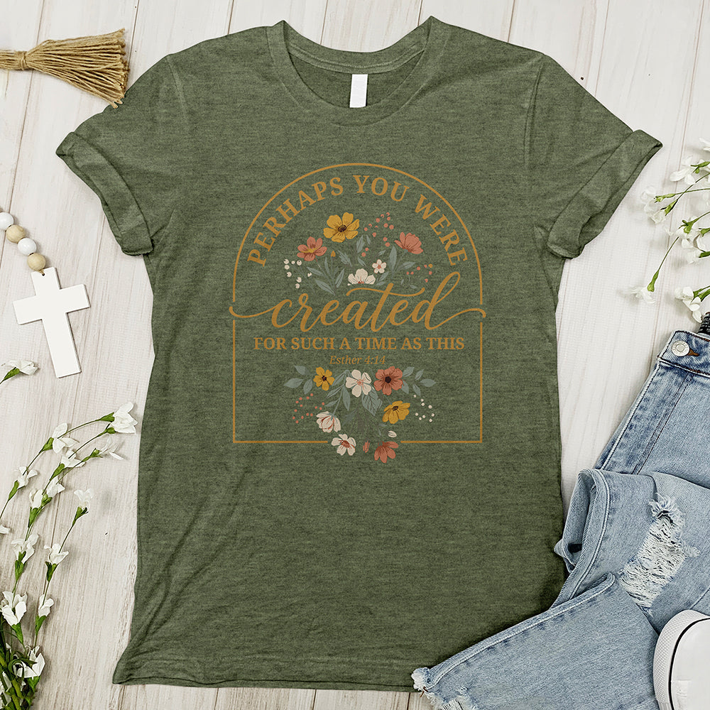 Special Offer Perhaps You Were Created Tee